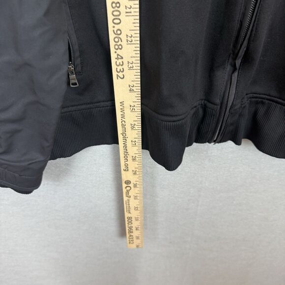 Men's XL Black Armani Exchange Full Zip Stretch Knit Jacket Streetwear Trendy - Picture 8 of 8